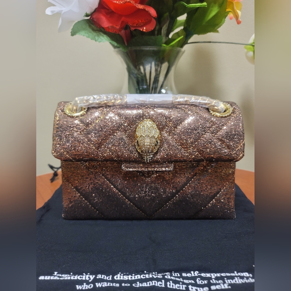 Mini Kensington Lurex Crossbody BagKurt Geiger London
